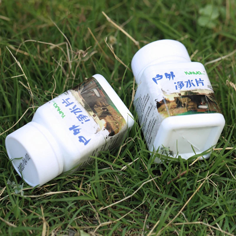 CLO2 Outdoor Water Purification Tablets Disinfection of Drinking Water in The Wild Survival Emergency Equipment Effervescent