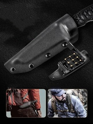 Outdoor Knife D2 Tactical Knife Open Blade Survival Sharp Self-defense Knives Cold Weapons