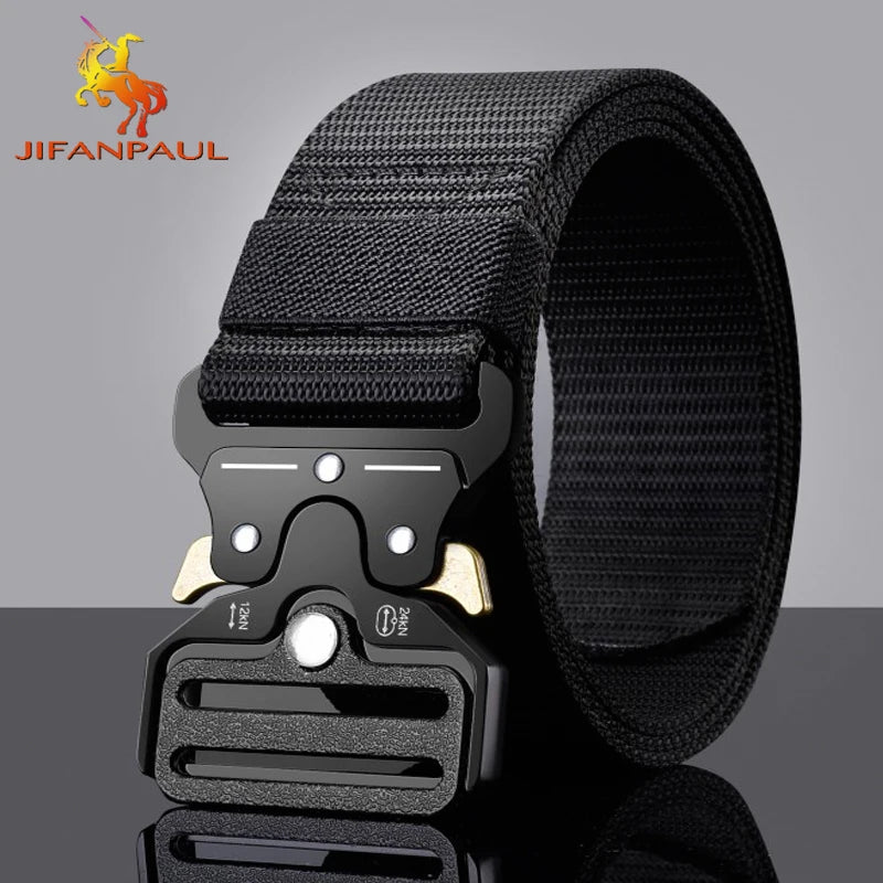 Men's Belt Army Outdoor Hunting Tactical Multi Function Combat Survival High Quality Marine Corps Canvas For Nylon Male Luxury