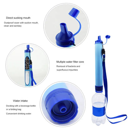 Newly Outdoor Water Purifier Camping Hiking Emergency Life Survival Portable Purifier Water Filter